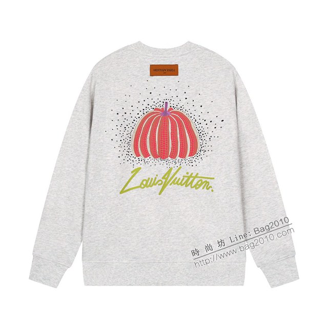 Louisvuitton路易威登Lv專門店2023FW新款刺繡印花圓領衛衣 男女同款 tzy3172